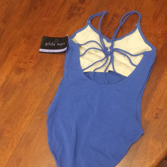 NWT Gilda Marx Blue dance leotard - Picture 2 of 4